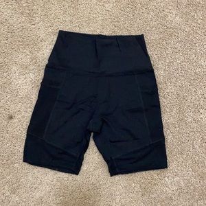Black Mesh Bike Short